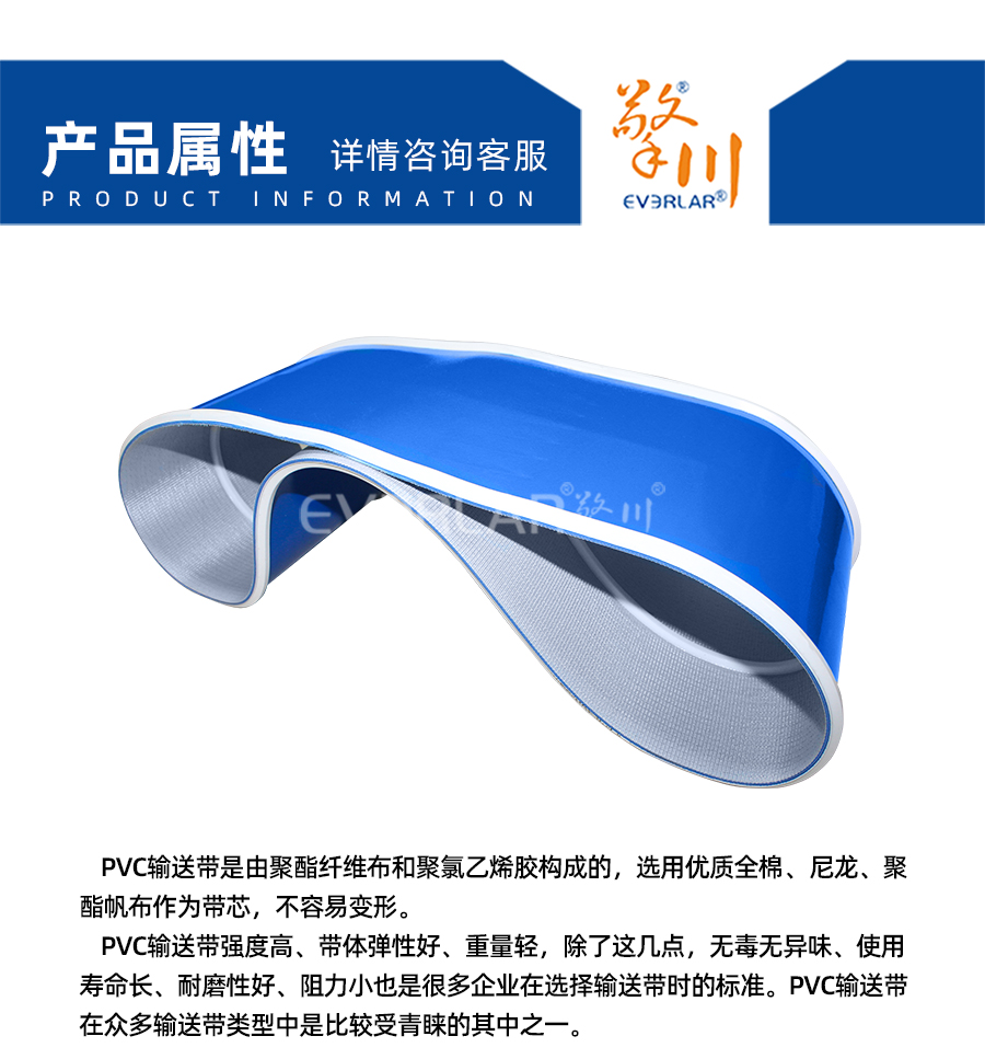藍色PVC輸送帶加導(dǎo)條輸送帶詳情04